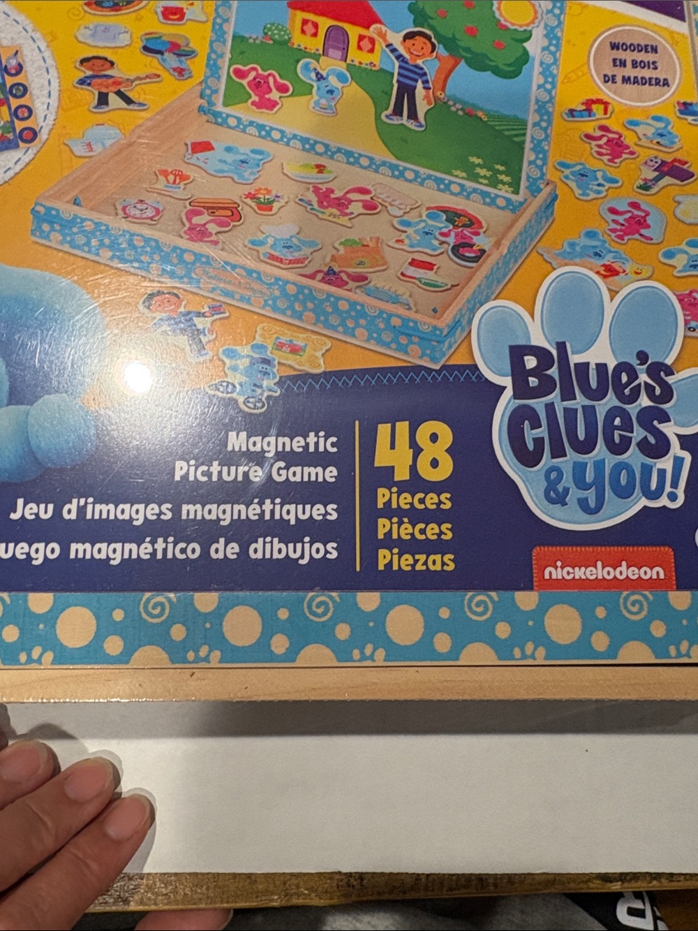 Melissa & Doug Blue's Clues & You Magnetic Picture Game - Blue - Picture 4 of 4